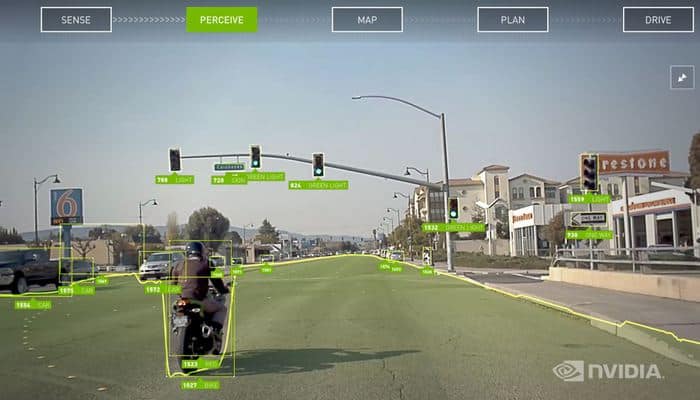 NVIDIA Drive Autopilot Object Detection