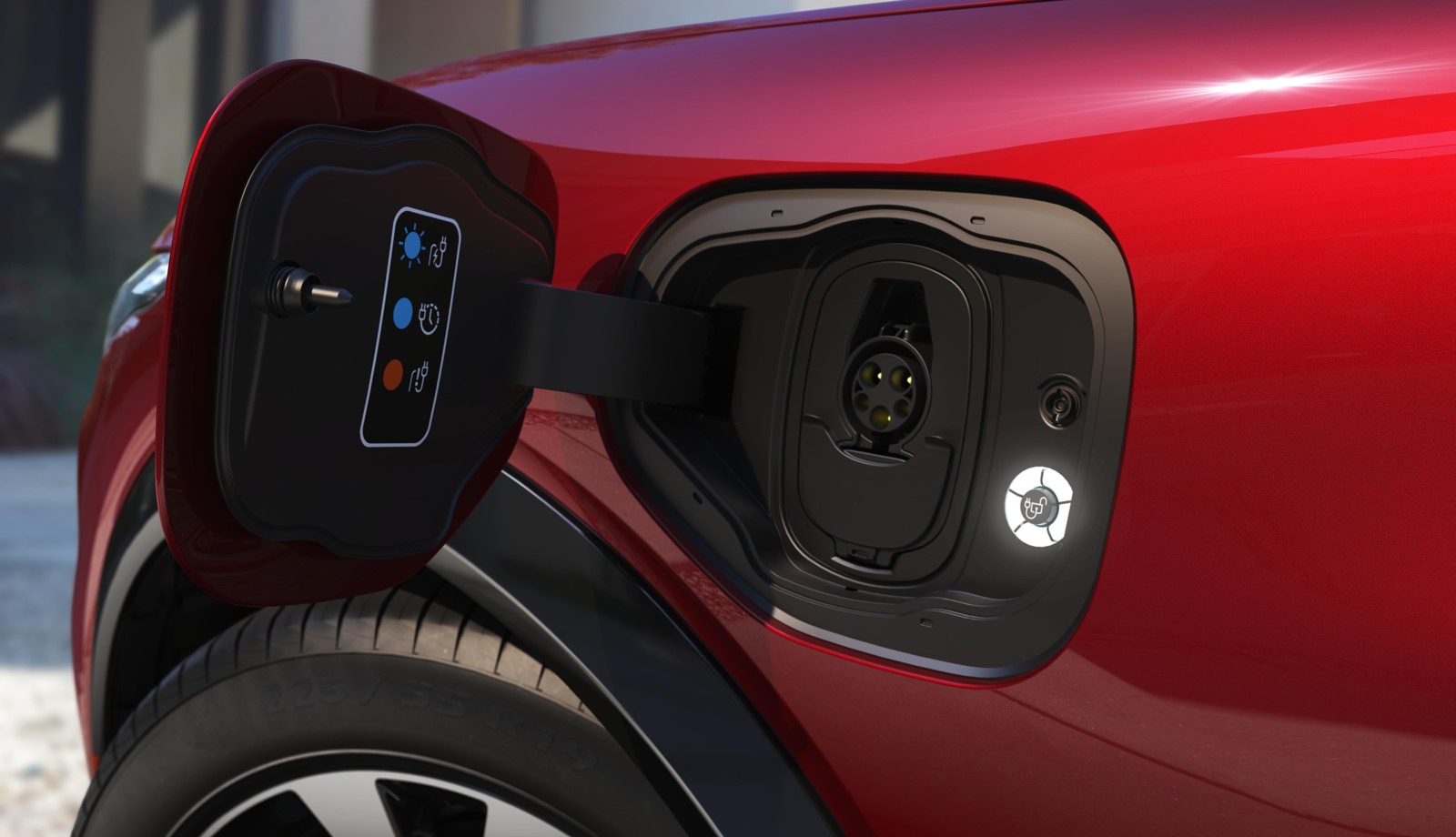 Ford Mach-E CCS Charging Port