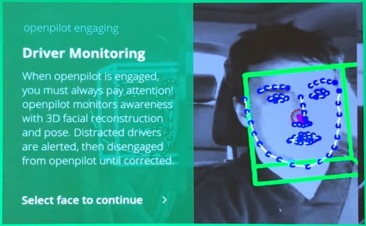 Openpilot Driver Monitoring System (DMS)
