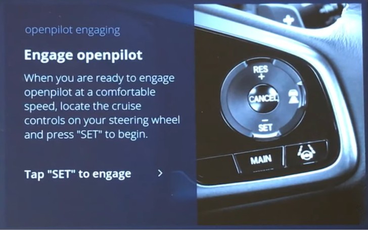 How to engage openpilot