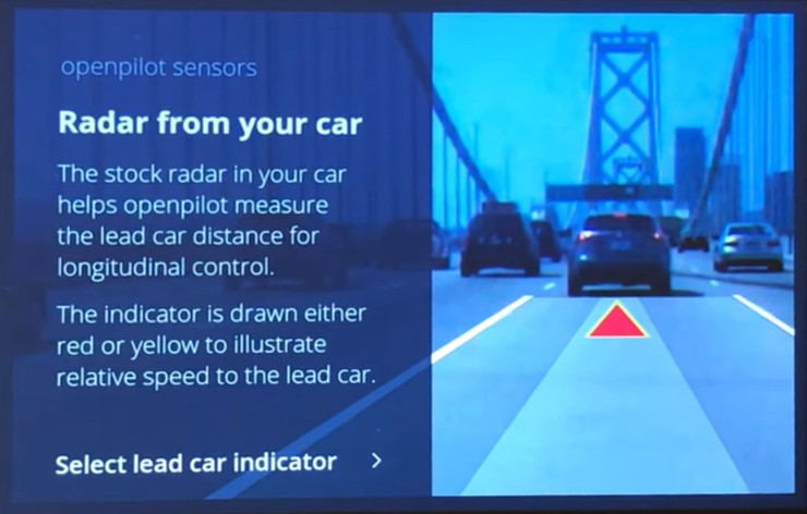 Comma.ai Openpilot Uses Vehicle Radar