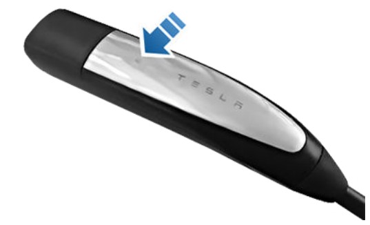 Open Charge Port on Tesla by Pressing Cable Button
