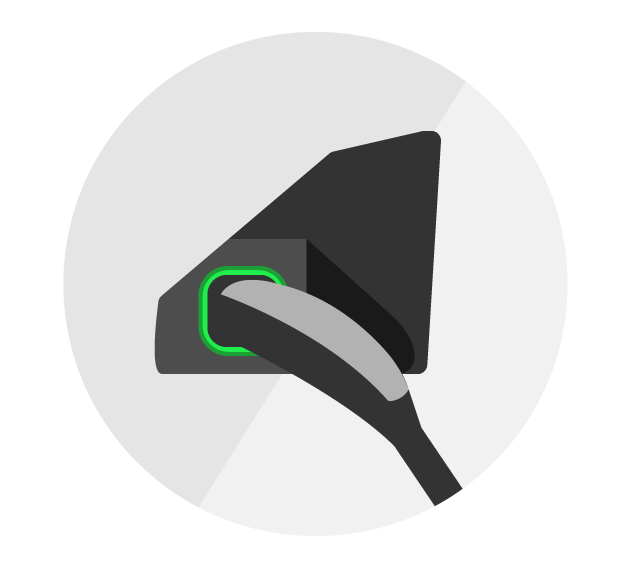 Tesla Charging - Green Light