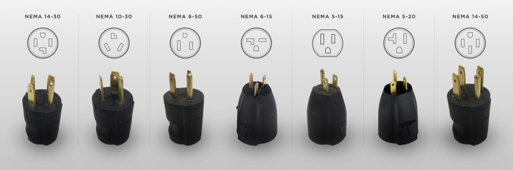 Example Tesla North America Power Adapters